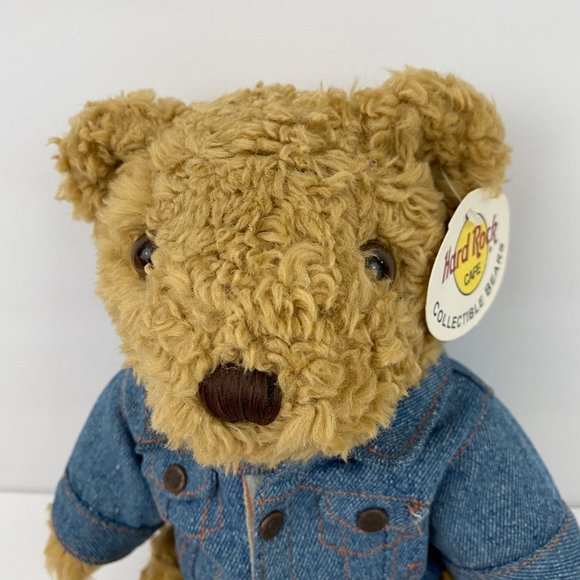 Hard Rock Cafe Orlando Collectible Bear Denim Jacket - Picture 2 of 12